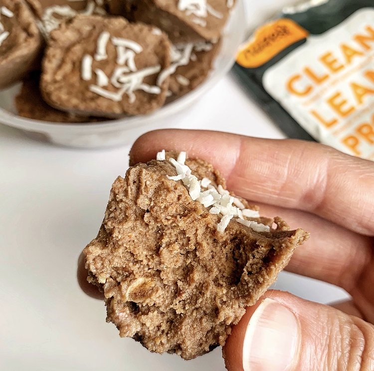 chocolate peanut butter protein bites
