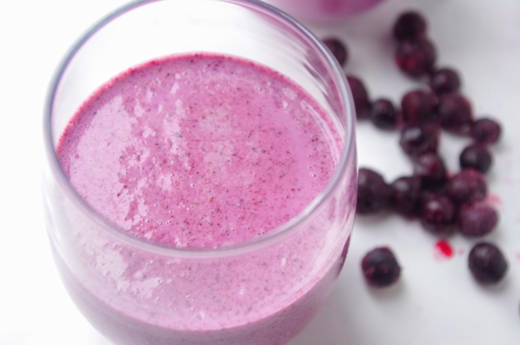 blueberry banana smoothie