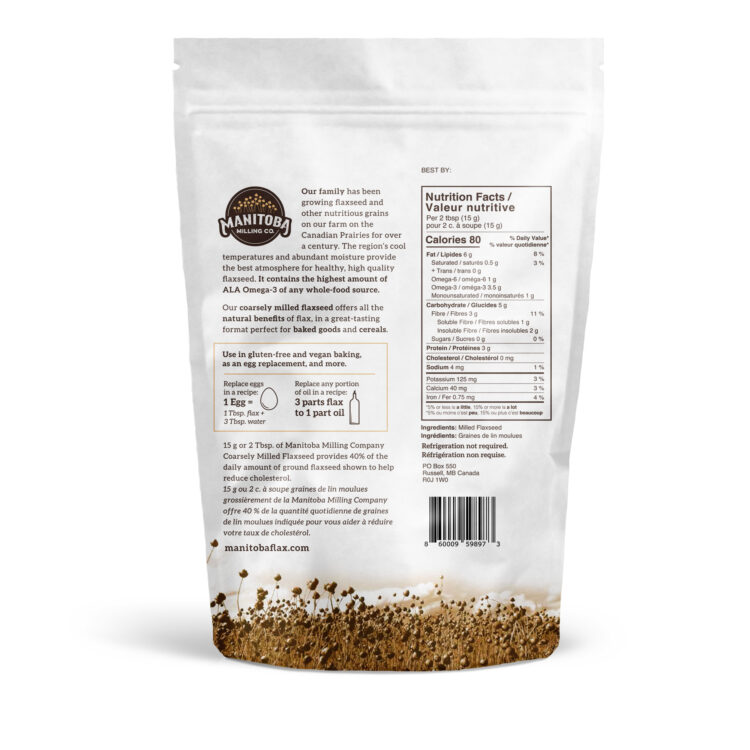 Coarse Ground Flaxseed - 1 lb - Image 2