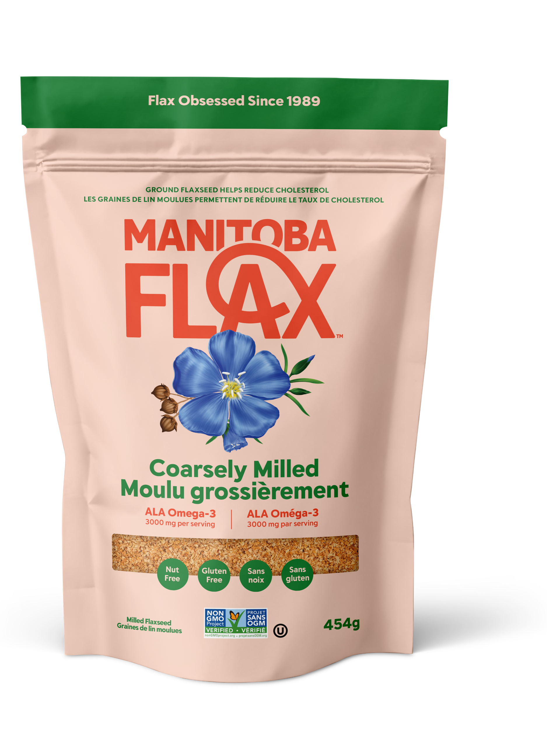 Coarsely Milled Flaxseed 454 g