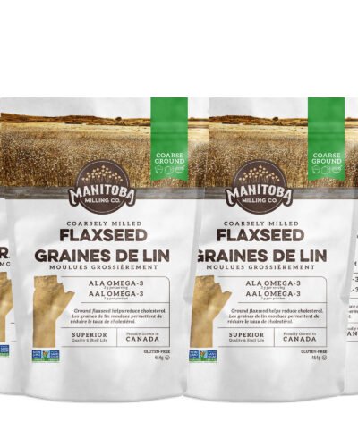 Coarse ground flaxseed - 6 pack