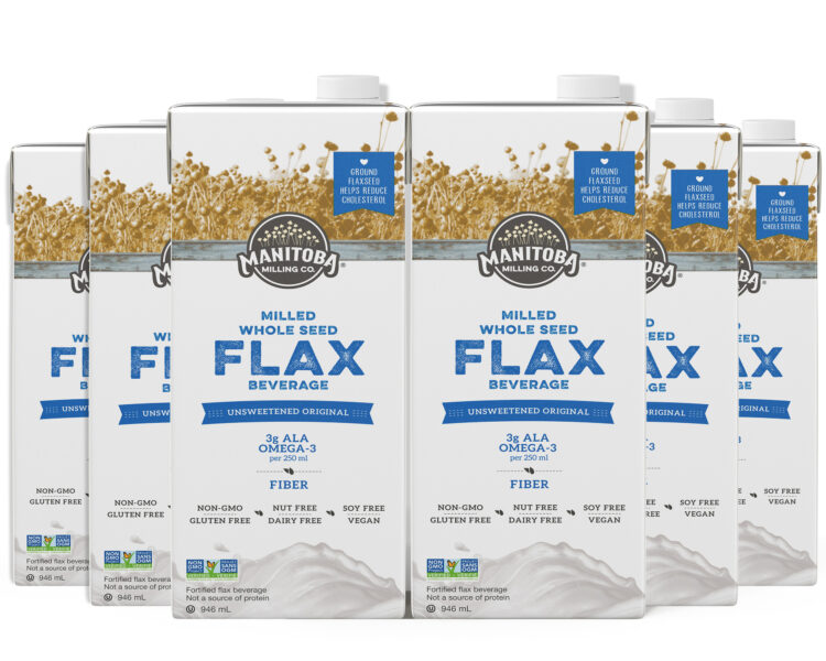 Original Unsweetened Flax Beverage - 6 x 1L