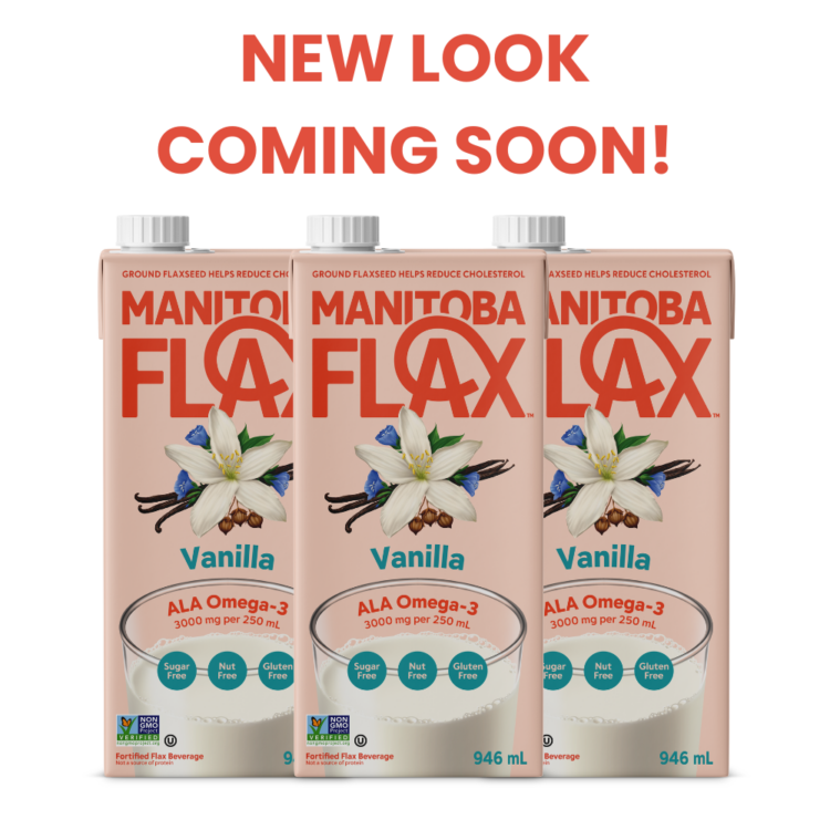 Vanilla Unsweetened Flax Beverage - 6 x 1L - Image 2